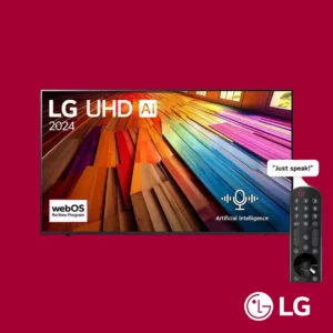 LG 75 Inch UT80 UHD 4K TV with Magic remote, HDR10, webOS