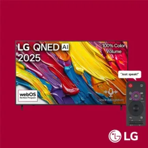 LG 75 Inch QNED QNED80T6B 4K Smart TV AI Magic Remote webOS24